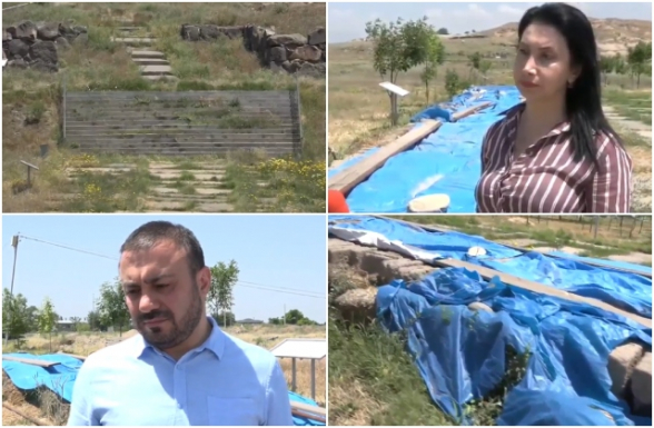 Члены Совета старейшин от фракции «Мать Армения» посетили археологический памятник «Кармир Блур» по следам тревожного сигнала (видео)